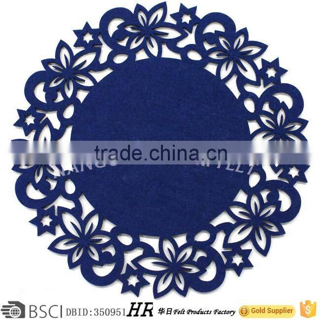 Square felt placemats red felt placemats