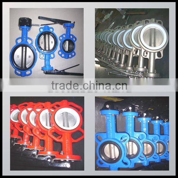 OIL supply soft seal butterfly valve in carbon steel / stainess steel 304 BD VALVULA