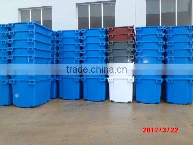 plastic rubbish/trash bin with wheel