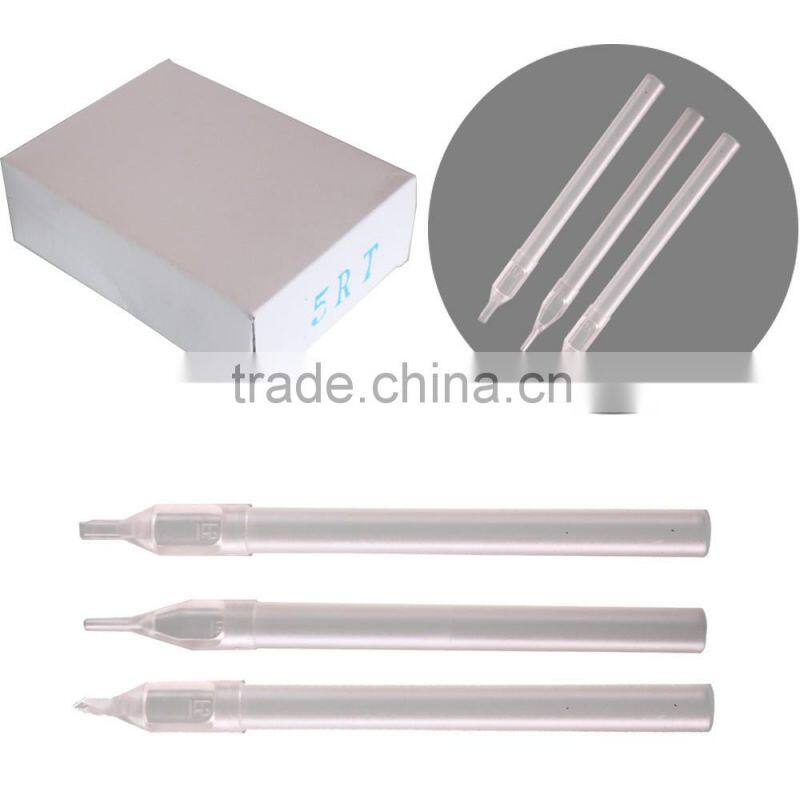 Disposable Plastic Long Short Tattoo Machine Gun Grip Tubes With Tip Set /Kit