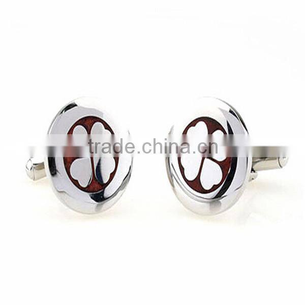 Fashion jewelry wholesale wood cufflinks for men
