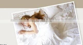 The latest bleached 100% polyester fabric for pillowcase