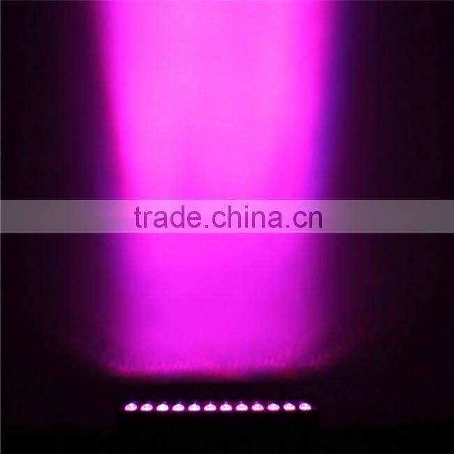 LED Wall Washer Battery Powered Wireless DMX Outdoor Bar, 12xTri-RGB