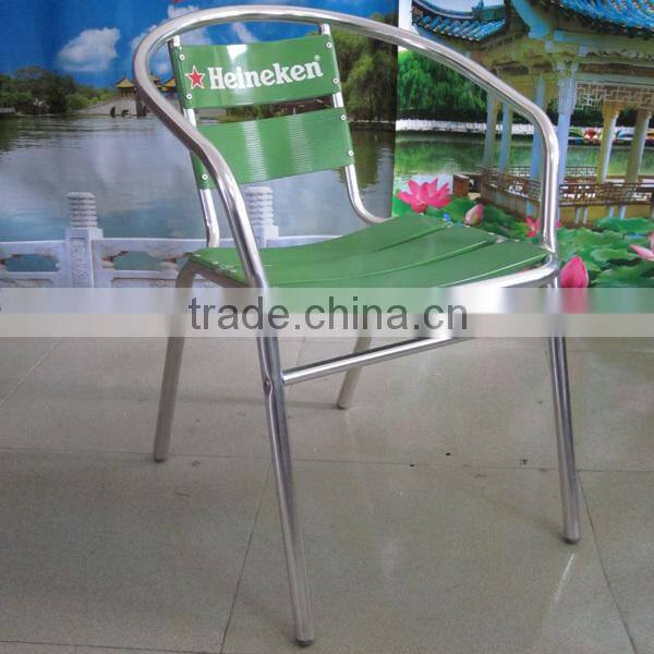 Outdoor commercial furniture used aluminum dining bar set YC002A YT90B