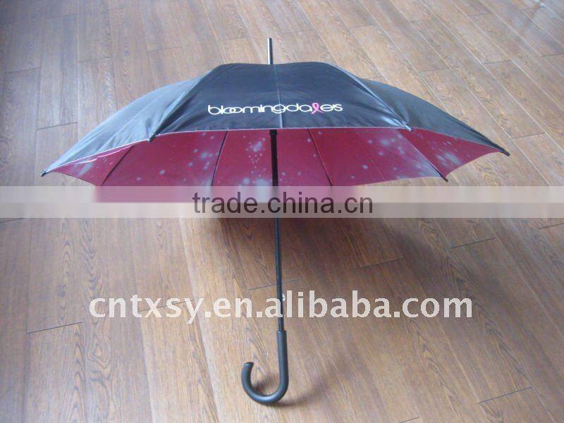 double layer ladies' straight umbrella