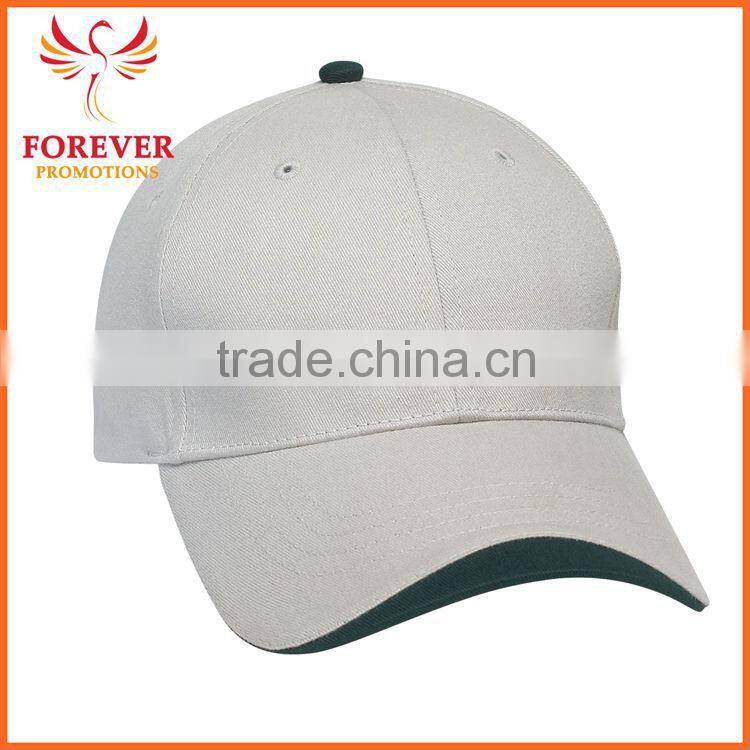 2016 Wave Sandwich Baseball Cap Custom Logo Design Cotton Black White Baseball Cap And Hat