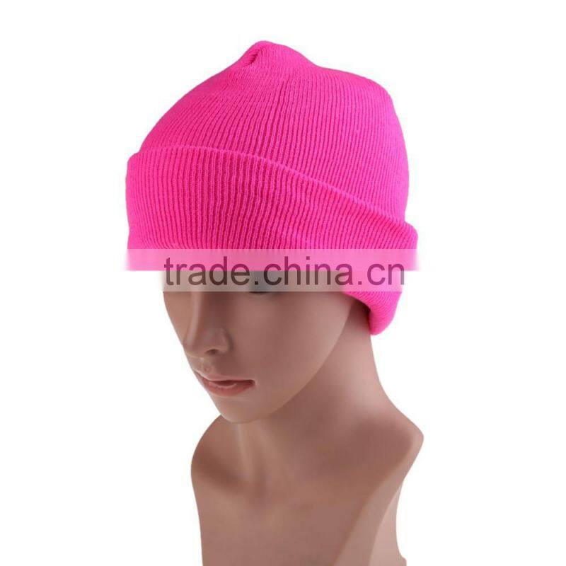 Cheap Custom Knitted Beanie hats For Girl For wholesale