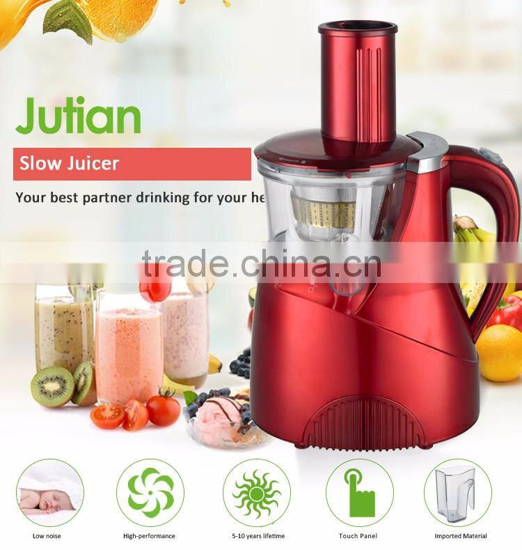 Cool press slow juicer with single auger JT-2012