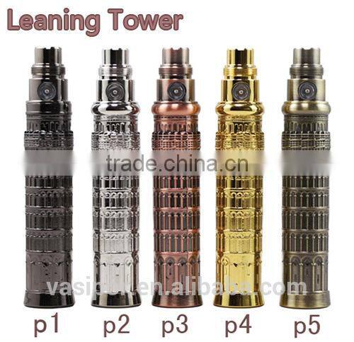 upgrade ego Battery The Leaning Tower of Pisa battery 900mAh /1100mAh/1300mAh