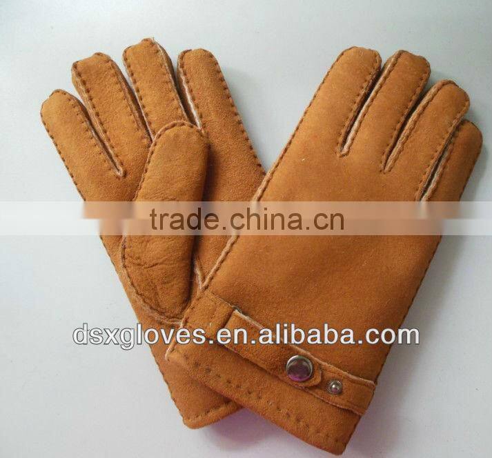 Hot Sale Real Lamb Fur Mittens for Ladies