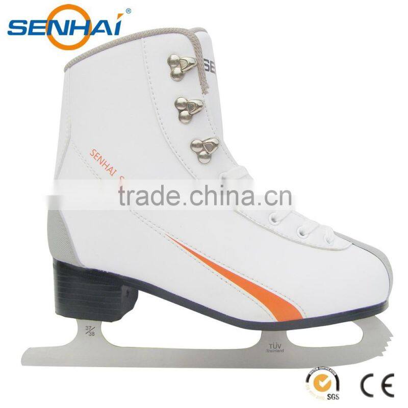 Quality wholesale pro durable ice figure skate shoes moving skate for adult