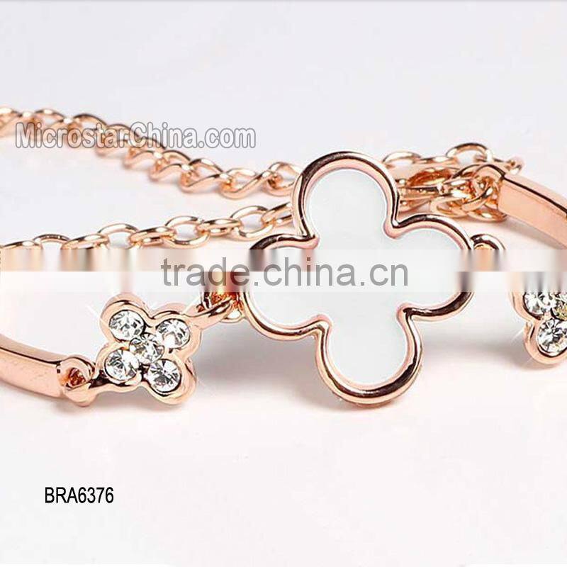 Alloy inlaid Austria diamond rhinestone bangle
