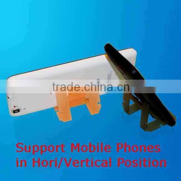 Silicone and plastic mobile stand