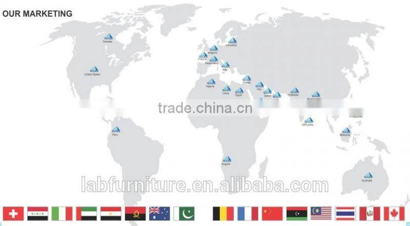 Stainless Steel Adjustable lab movable and metal lab stools