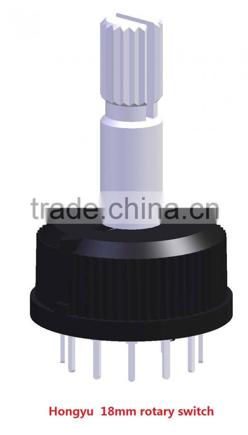 electrical rotary switch,rotary switch with long shaft
