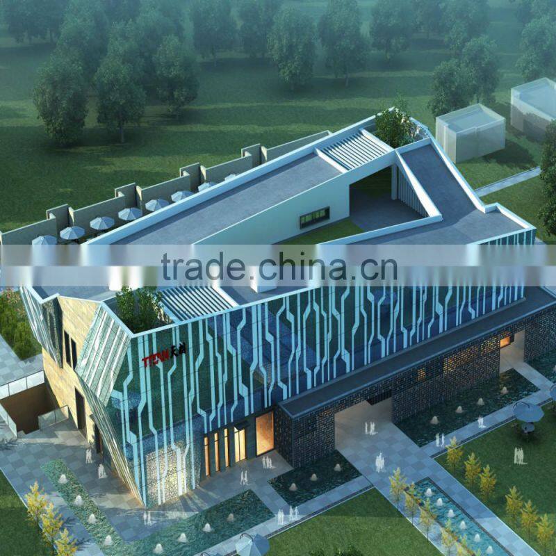 Colorful facade glass and window glass of insulated glass, ceramic digital printing glass