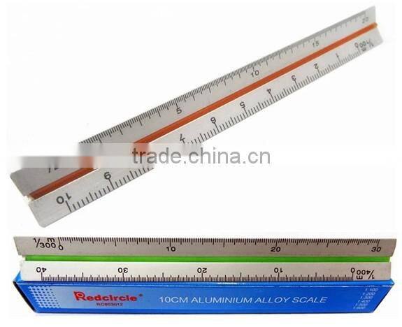 6" Metal Aluminium Triangle Ratio Scale Ruler