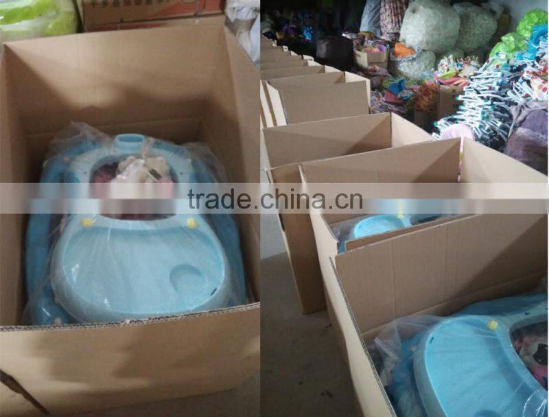 Beautiful design 8 wheels plastic OEM baby walker with music and many toys,baby carrier baby walker