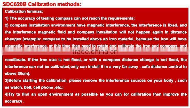 Hard & Soft Magnetic Angle Compensation Electronic Compass North Finder With Small Size