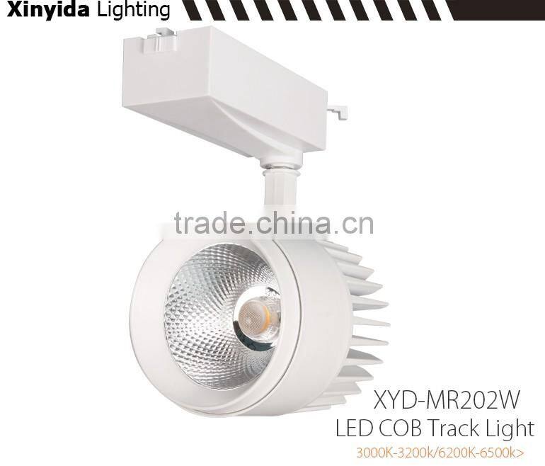 longer life COB FOR shopping malls, hotels, halls led track light 30w