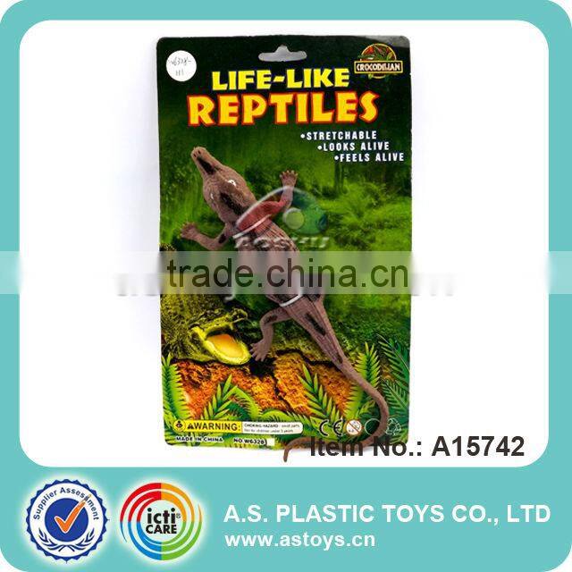 Sticky vivid TPR lizard toy for children