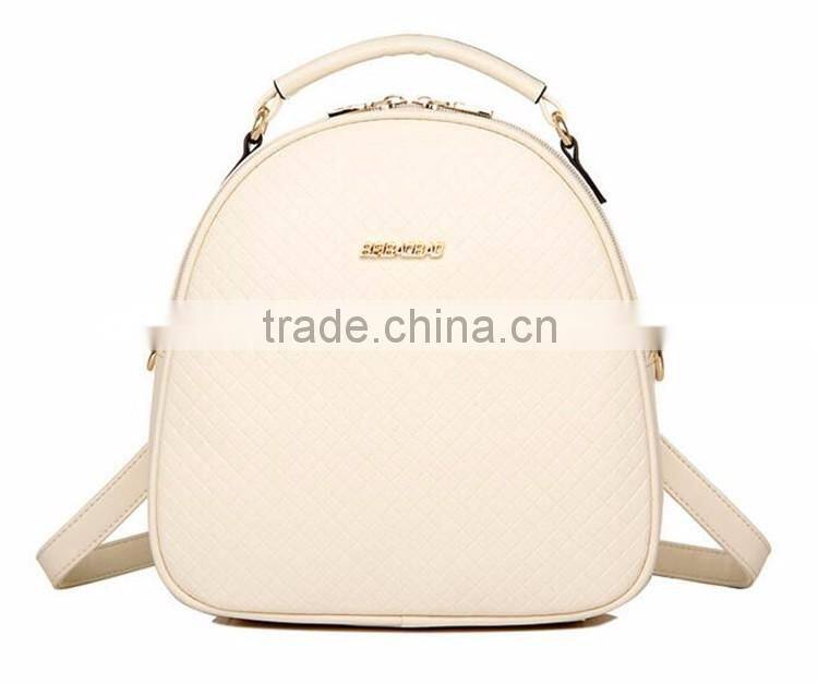 High Quality Colorful Travel Bags Fashion Waterproof PU leather backpack For girls Lady
