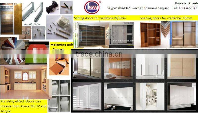 uv kitchen doors shiny color