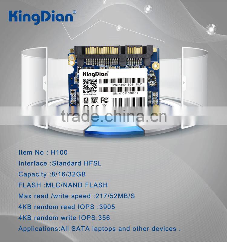 shenzhen china HFSL half slim 8gb ssd half size ssd hard drive solid state drive for computer