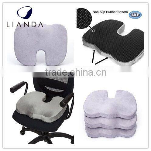 waist foam cushion,office chair cushion with addtional cushion cover,lumbar cushion