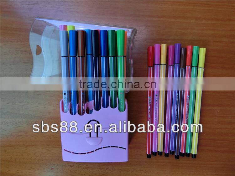 24 color corrugated shape of marker pen