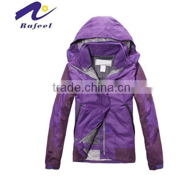 purple color men's outdoor ski snowboard jacket