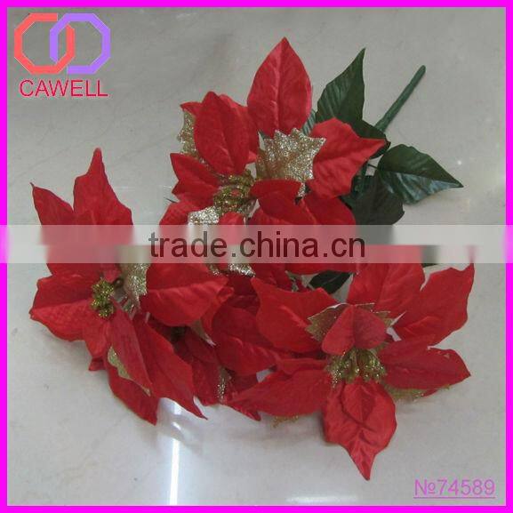 cheap artificial poinsettia flower