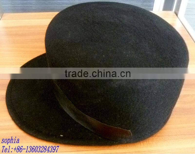 2013 Fashion Wool Felt Polo Hat/Butterfly Riding Cap