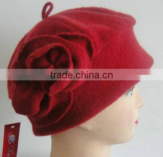 Ladies' Wool knitted bucket hats
