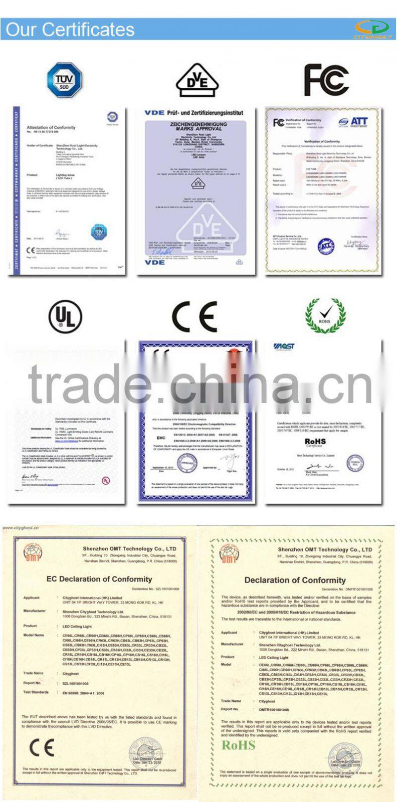 RGB ceiling LED Lighting Panel 32w 600x600mm for office light panel light