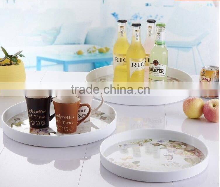 with hander bottle/fruit/coffee tray