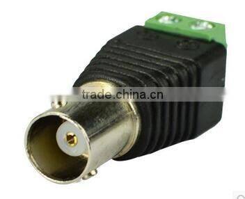 Screw terminal coaxial cat5 to BNC female connector for CCTV camera