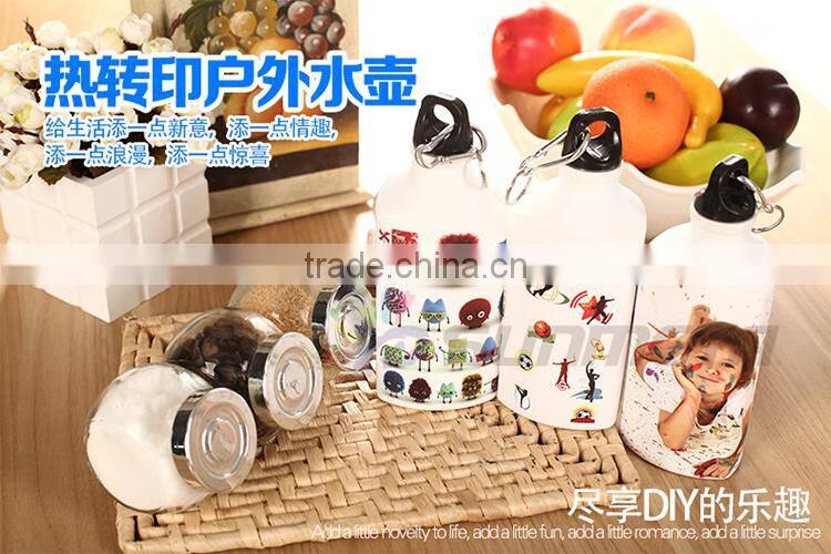 Sunmeta factory supply blank 500ml triangle shape sublimation aluminum sports bottle(LH-05)