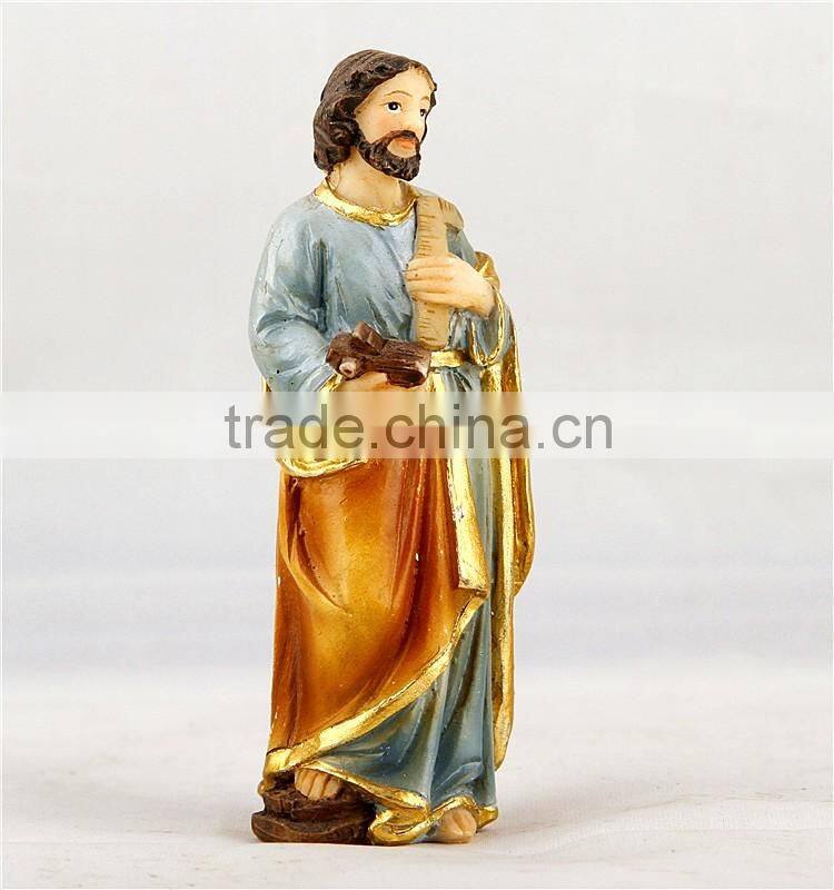 St Joseph with baby Jesus veronese religious statue in custom size