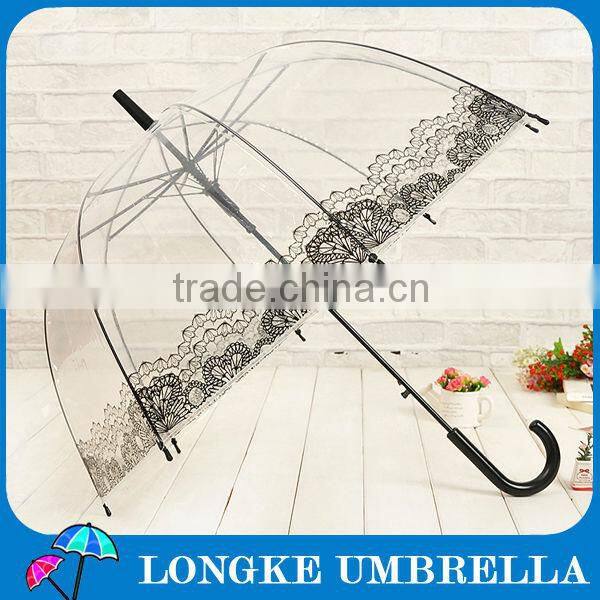 popular clear bullet pvc umbrella for sale,transparent umbrella