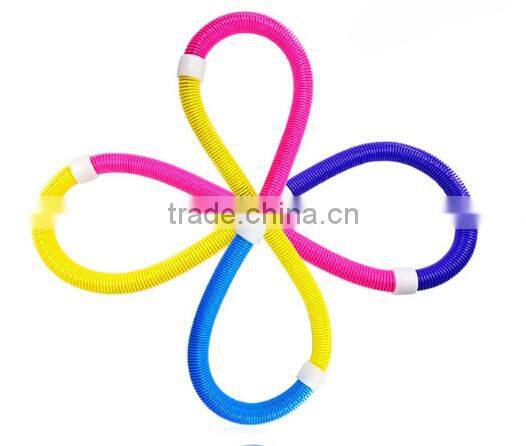 2015 the newest type PVC elastic hoola hoop/ elastic hula hoop with high quality