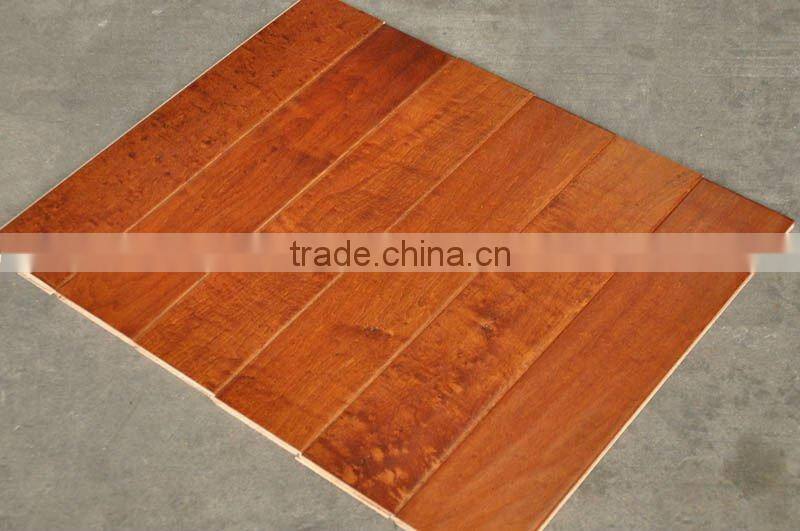 Engineered American Hickory Plank Flooring wooden