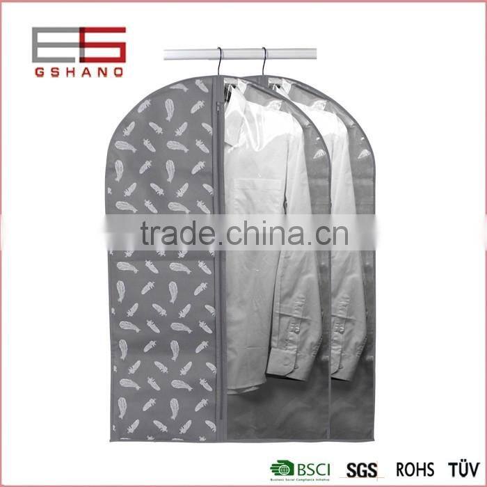 Completely Cover Full Zipper Quick Packing Wrinkle Free Breathable Suit Cover Garment Bag