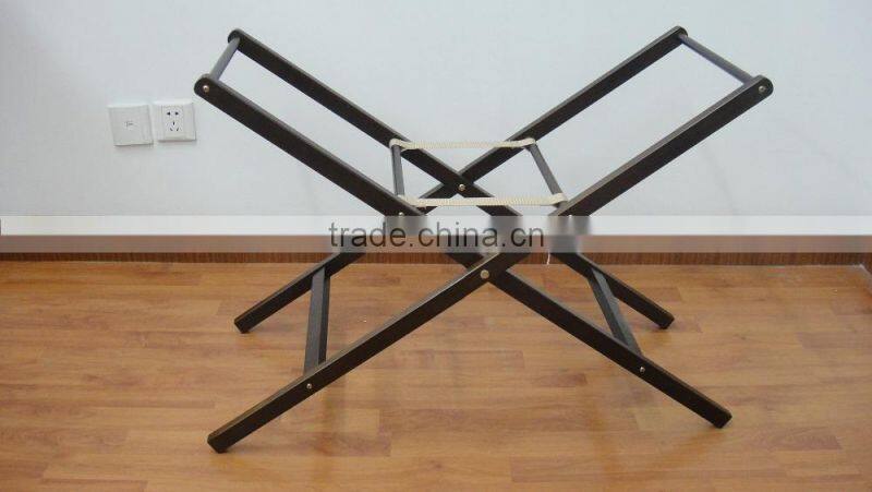 Wooden Moses Basket Stand