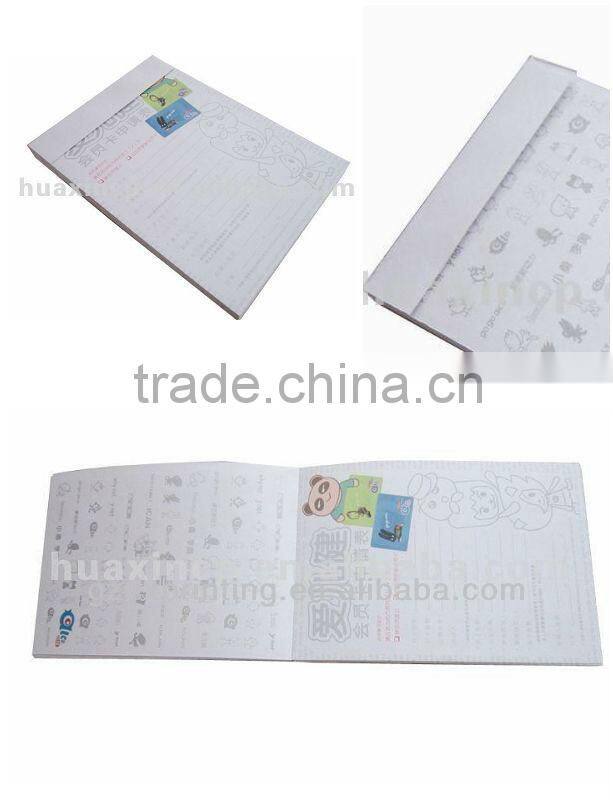 Personalized offset paper made memo pads