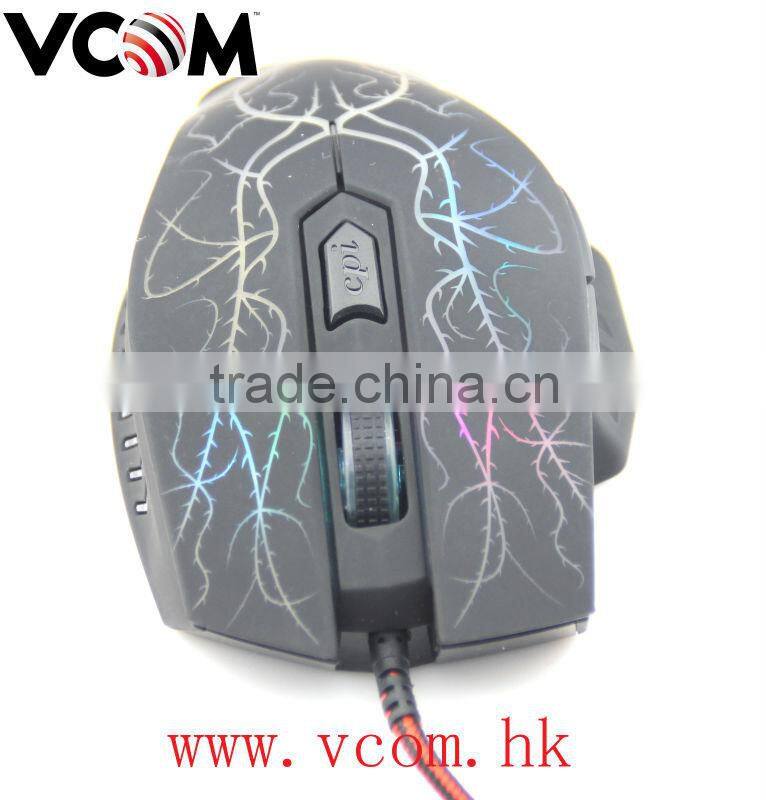 VCOM High Quality 6D Colorful Changing LED light Gaming Mouse