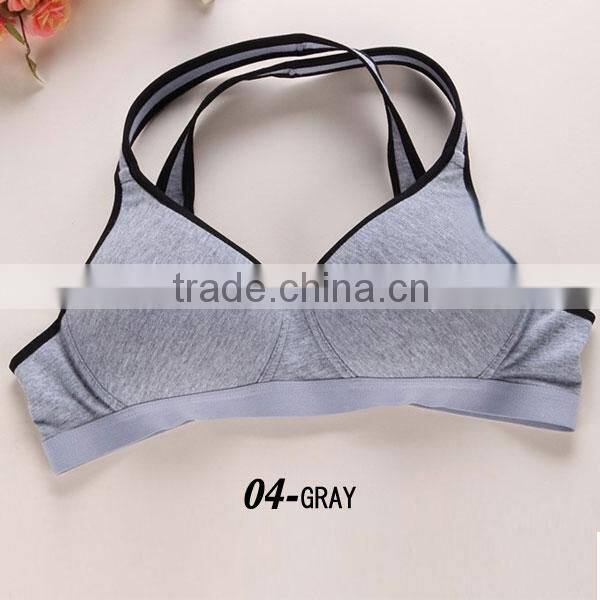 Hot Sale Seamless Wireless Bra, Young Ladies Underwear, Sexy Sport Bra Set For Students