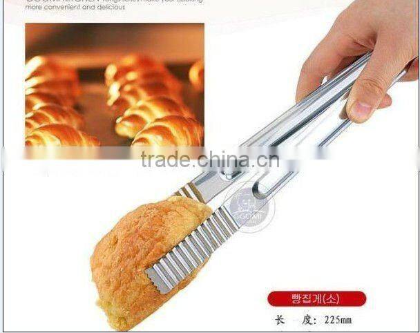 9'' bbq stainless food tong