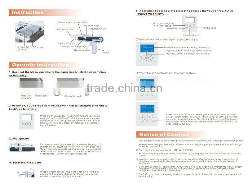 Mesotherapy Gun/Meso Gun/Mesogun TM-M02