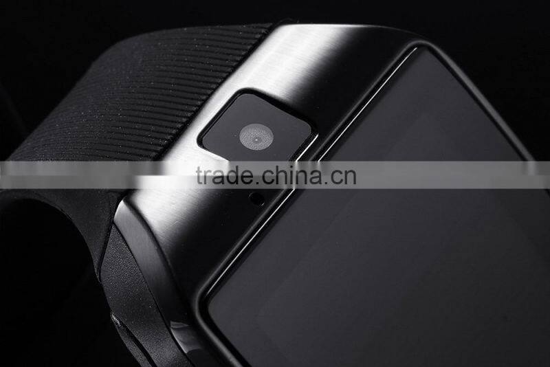 2016 Smart Watch Q18 Bluetooth Wearable Curved Screen Touch High Quality Support For Android and IOS Phone Wristwatch